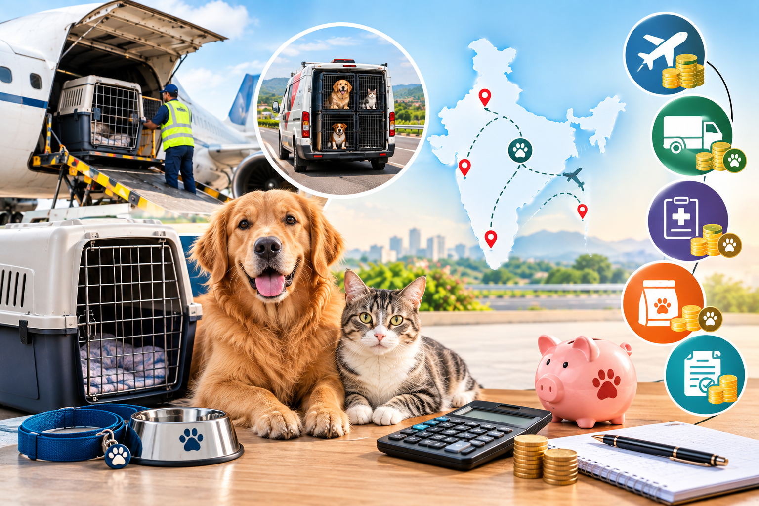 Interstate Pet Relocation Cost in India